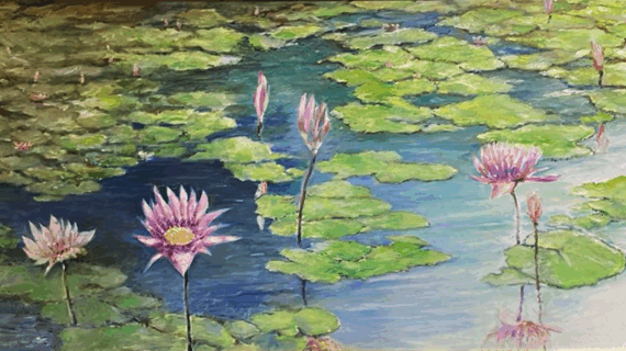 晨光舞莲 (Dancing Lilies in Morning Light)
