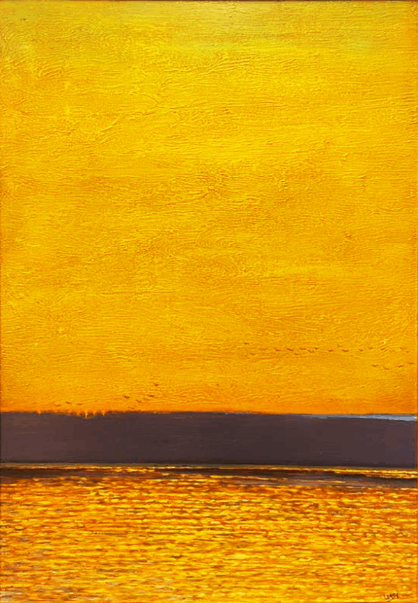 Blue Sunset Horizon