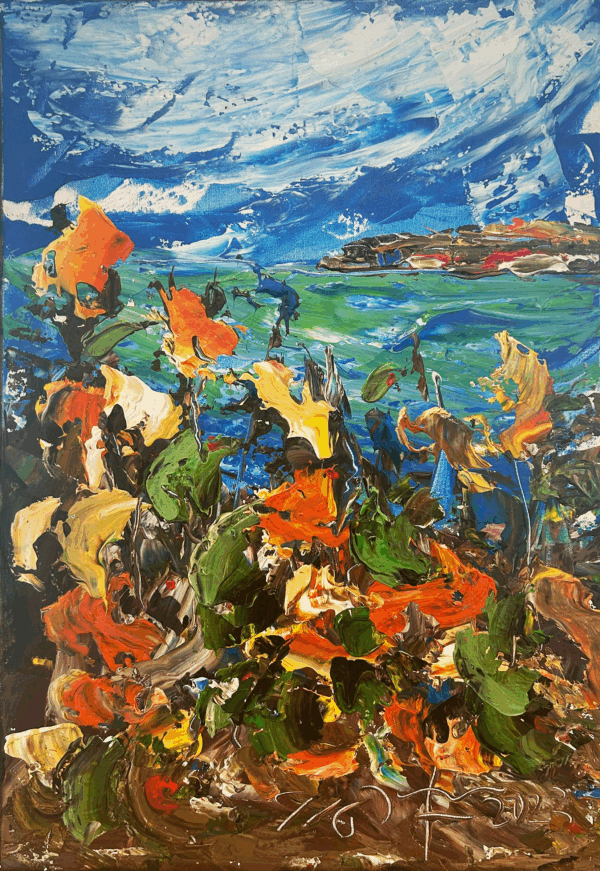 Wild Blooms by the Sea